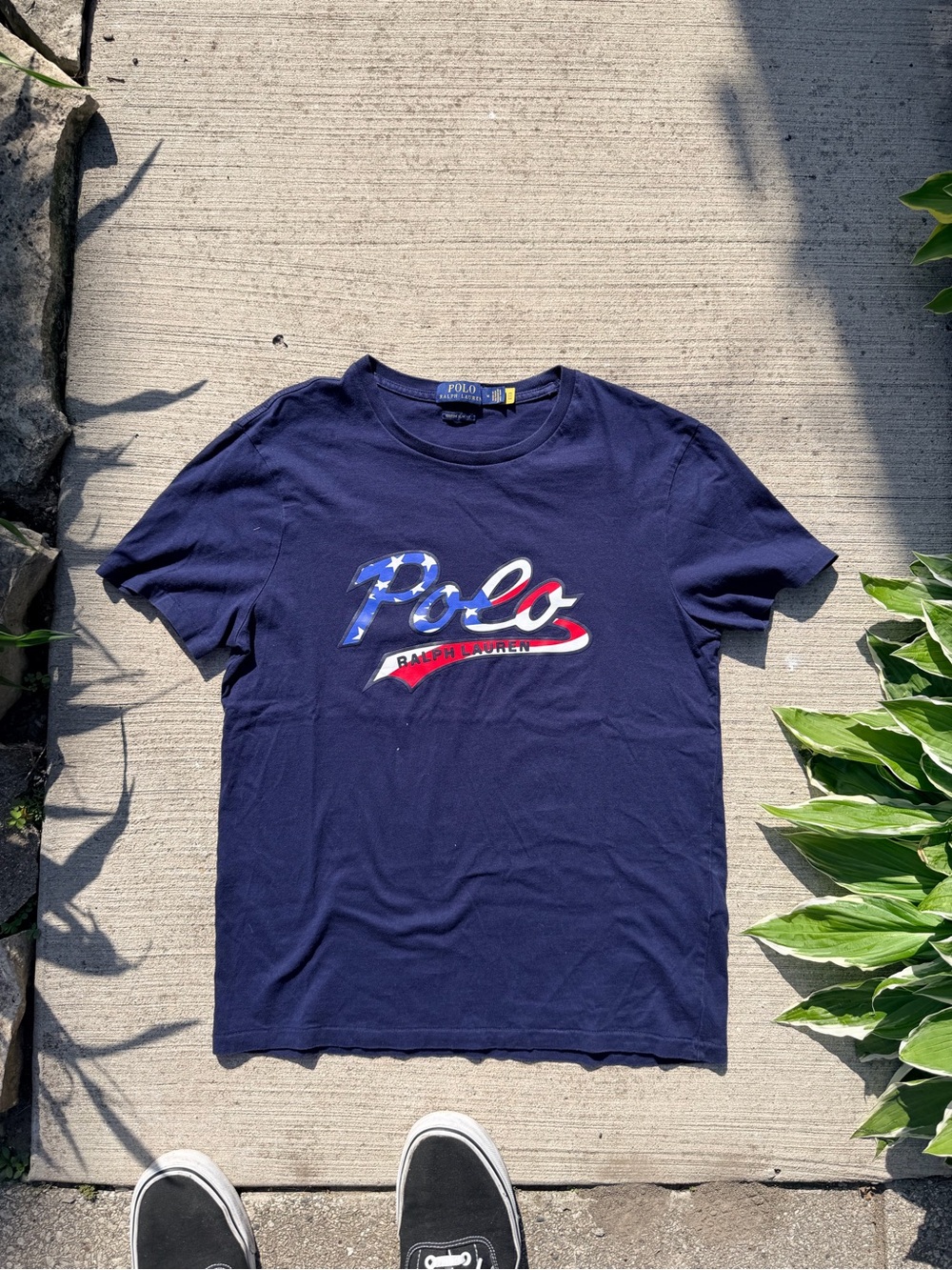 Polo Ralph Lauren Navy Graphic Logo Tee M